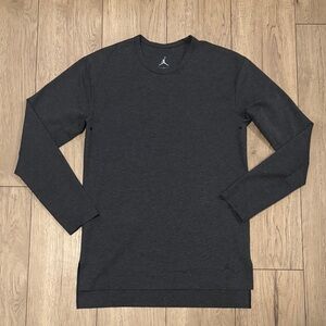 Jordan Brand Athletic Long Sleeve Charcoal Gray Shirt Men’s Size Medium